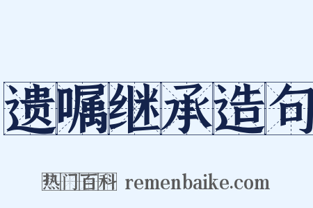 遗嘱继承造句是什么意思的图片